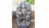 নওগাঁর রাণীনগর কষ্টি পাথরের বিষ্ণূ মূর্তি উদ্ধার